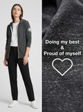 "Doing my Best & Proud of Myself" with IMATI Flower on sleeve